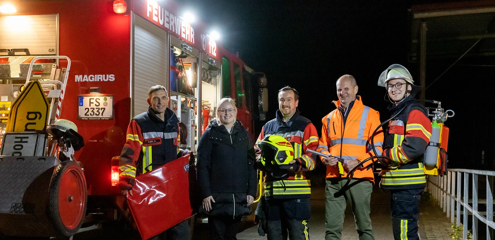 HEINZ Stiftung unterstützt Freiwillige Feuerwehr Wang